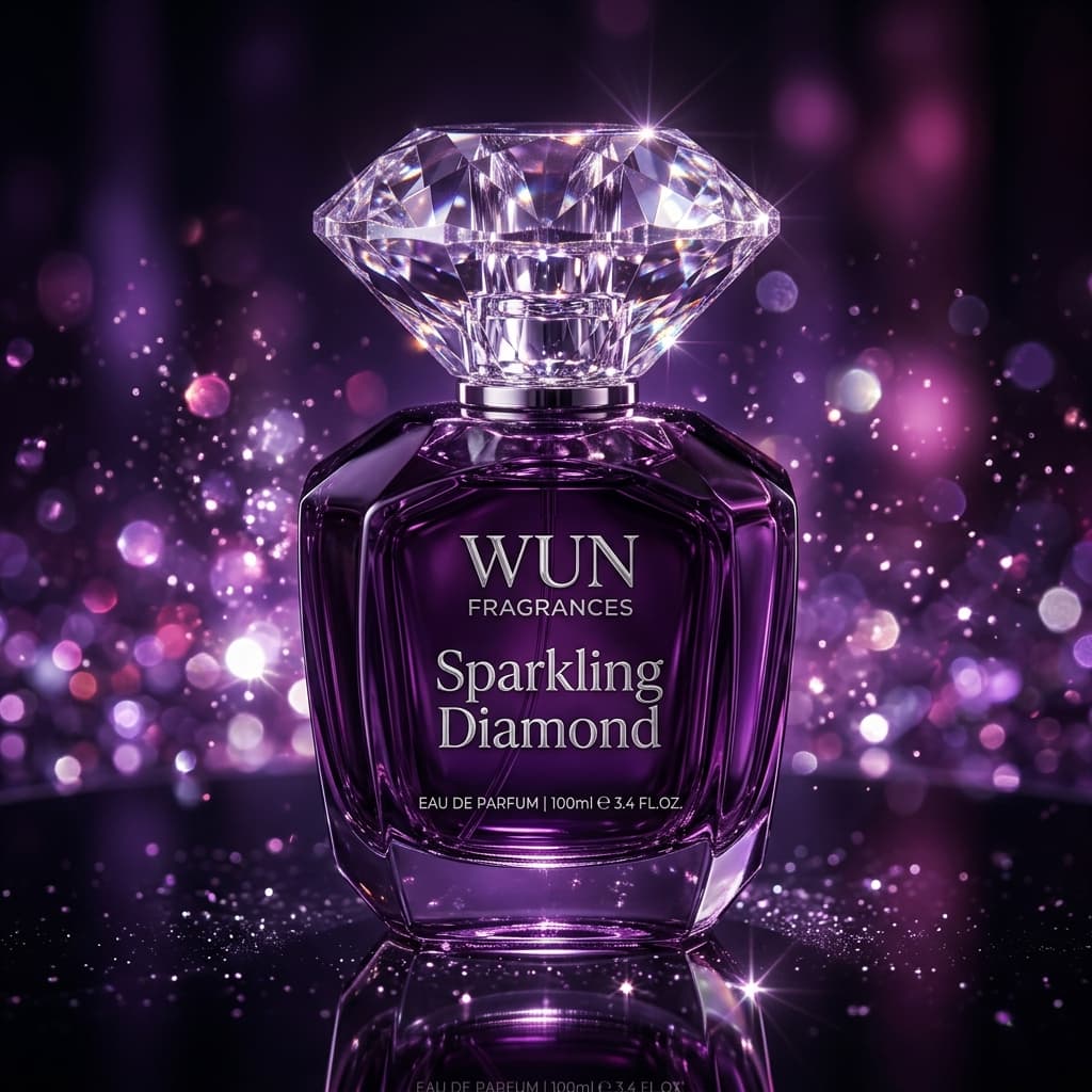 Sparkling Diamond perfume bottle by Wun Fragrances  - Premium Fragrance
